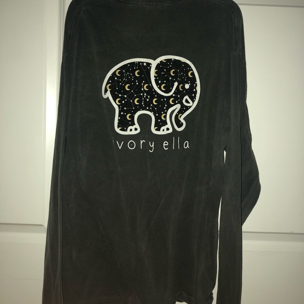 Black Ivory Ella Star Long Sleeve Tee